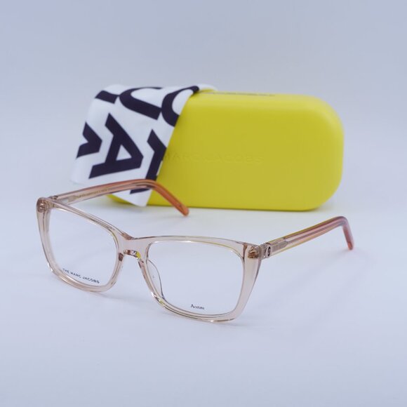Marc Jacobs MARC 598 0R83 00 Cat Eye Eyeglasses 54mm – Transparent Orange Beige - Picture 6 of 12